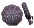 Automatyczna parasolka damska Blue Rain, fioletowa w kropelki