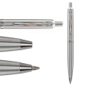 Długopis automatyczny elegancki Zenith niebieski srebrna obudowa