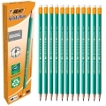 12x ołówek hb/2 BIC evolution original z gumką, wykonany z żywicy bezdrzewnej