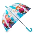 Duża parasolka dziecięca przezroczysta FROZEN KRAINA LODU