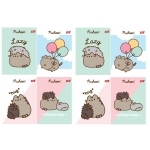 8X ZESZYT A5 32 KARTKI PUSHEEN: 4x TRZY LINIA + 4x KRATKA