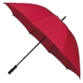 Bardzo duża, wytrzymała parasolka w kolorze czerwonym