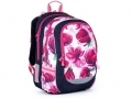 Plecak dwukomorowy dla dziewczynki Topgal CODA 21009 w kwiaty