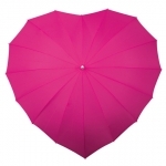 Parasolka w kształcie serca w kolorze różowym