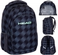 Trzykomorowy plecak szkolny ASTRA HEAD AY300 GRAPHITE