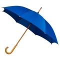 Automatyczna parasolka z drewnianą rączką, niebieska