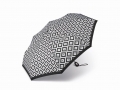 Automatyczna mocna ekskluzywna parasolka Pierre Cardin, czarno biały wzór