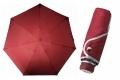 Ultra lekka mini parasolka damska 18 cm, bordowa