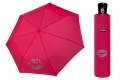 Automatyczna bardzo mocna parasolka damska Doppler, różowa z kwiecistymi ustami