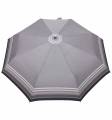 MOCNA automatyczna parasolka marki PARASOL, ciemnoszara w paski