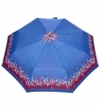MOCNA automatyczna parasolka marki PARASOL, niebieska z lamówką
