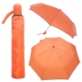 Mocna automatyczna parasolka damska Stork, pomarańczowa z lamówką