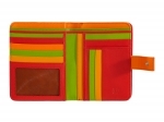 Skórzany portfel damski DuDu®, 534-1161 czerwony