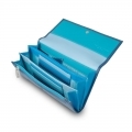 Skórzany portfel damski DuDu®, 534-1165 niebieski