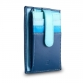 Skórzany portfel na karty, DuDu®, 534-1182 niebieski