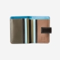 Skórzany mały portfel damski DuDu®, 534-1196 ciemny brąz
