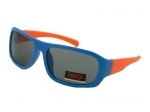 Okulary przeciwsłoneczne UV 400 dziecięce, NIEBIESKO-POMARAŃCZOWE