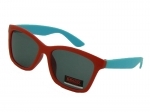 Okulary przeciwsłoneczne dziecięce UV 400, CZERWONO-NIEBIESKIE