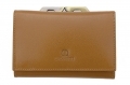 Skórzany portfel damski Orsatti D-02F w kolorze jasny brąz
