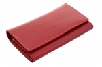 Damski portfel-kosmetyczka Orsatti D05C w kolorze czerwonym
