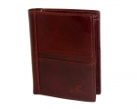 Oryginalny skórzany portfel  Orsatti M12 w kolorze jasno brązowym