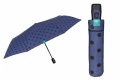 Automatyczna parasolka damska Perletti, granatowa w GROCHY