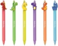 Długopis wymazywalny Colorino DINOZAUR - zestaw 6 sztuk