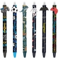 Długopis wymazywalny dla dzieci motywy chłopięce Colorino - zestaw 6 sztuk