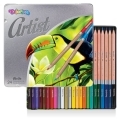 Kredki ołówkowe 24 kolory ARTIST Colorino, metalowe opakowanie