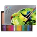 Kredki ołówkowe 36 kolorów ARTIST Colorino, metalowe opakowanie
