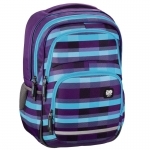 Ergonomiczny plecak szkolny HAMA, All Out "Blaby", Summer Check Purple