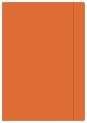 Teczka z gumką A4 pomarańczowa, Interdruk