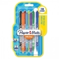 Zestaw 8 kolorowych długopisów automatycznych Ink Joy Paper Mate