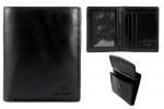 Duży portfel męski 3w1 Wittchen, kolekcja: Italy, czarny