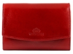 Skórzany portfel damski portmonetka Wittchen, kolekcja: Italy, czerwony