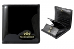 Mały portfel damski SKÓRZANY Wittchen kolekcja Verona CZARNY