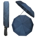 Automatyczny, składany bardzo mocny parasol męski XXL 120 cm, granatowy