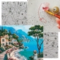 Zestaw - malowanie po numerach Włoskie wakacje ASTRA