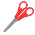 Nożyczki szkolne dla praworęcznych czerwone ASTRA