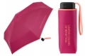 Mała parasolka Benetton ULTRA MINI 17 cm, różowa z lamówką