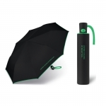 Automatyczna parasolka Benetton, czarny z lamówką