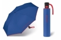 Automatyczna parasolka Benetton, niebieska z lamówką
