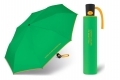 Automatyczna parasolka Benetton, zielona z lamówką