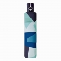 Automatyczna parasolka damska Doppler, UV SPF 50, niebieski wzór