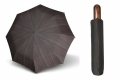Automatyczna bardzo mocna parasolka XXL Doppler, czarna w paski, 125 cm