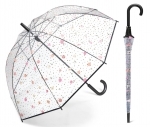 Przezroczysta parasolka Happy Rain, serduszka