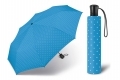 Automatyczna parasolka Happy Rain, niebieska w groszki