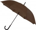 Automatyczna lekka parasolka damska brązowa z czarnym stelażem