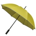 Bardzo lekka parasolka z odblaskową lamówką, żółta