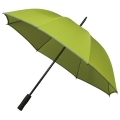Bardzo lekka parasolka z odblaskową lamówką, zielona